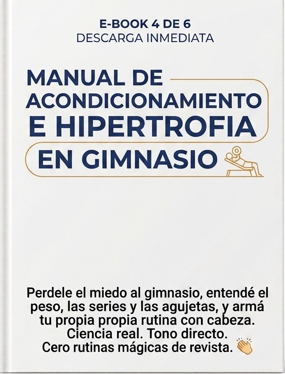 Portada de Manual de Acondicionamiento e Hipertrofia en Gimnasio